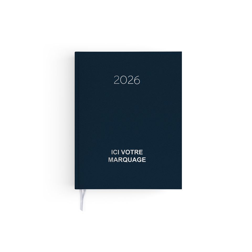 Agenda publicitaire fabriqué en France Naturel 210x270 mm