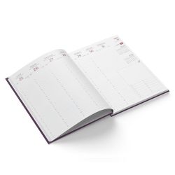 Agendas personnalisables fabriqués en France Effet Toilé 165x240 mm