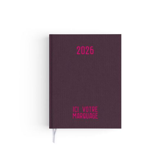Agendas personnalisables fabriqués en France Effet Toilé 165x240 mm Agendas personnalisables fabriqués en France Effet Toilé 165x240 mm