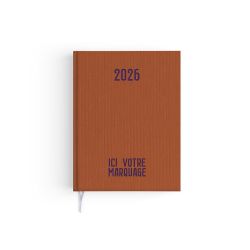 Agendas personnalisables fabriqués en France Effet Toilé 165x240 mm Agendas personnalisables fabriqués en France Effet Toilé 165x240 mm