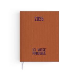 Agendas personnalisables fabriqués en France Effet Toilé 210x270 mm Agendas personnalisables fabriqués en France Effet Toilé 210x270 mm
