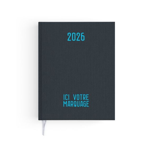 Agendas personnalisables fabriqués en France Effet Toilé 210x270 mm Agendas personnalisables fabriqués en France Effet Toilé 210x270 mm
