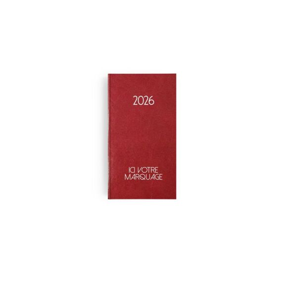 Agendas personnalisables fabriqués en France Paris 90x165 mm Agendas personnalisables fabriqués en France Paris 90x165 mm