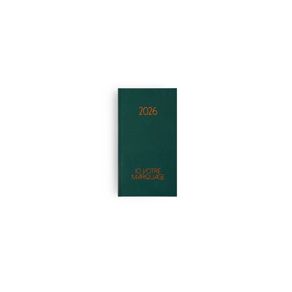 Agendas personnalisables fabriqués en France Paris 90x165 mm