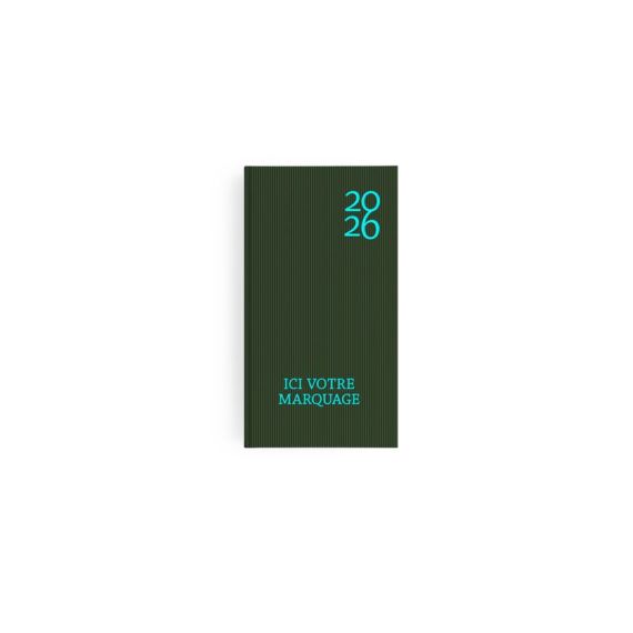 Agenda personnalisable fabriqué en France Semainier Harmonie 90x165 mm Agenda personnalisable fabriqué en France Semainier Harmonie 90x165 mm