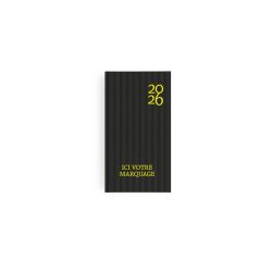 Agenda personnalisable fabriqué en France Semainier Harmonie 90x165 mm