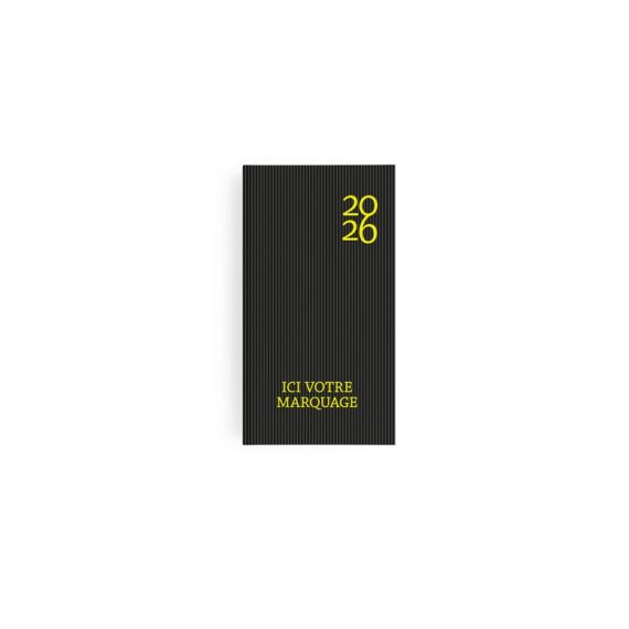 Agenda personnalisable fabriqué en France Semainier Harmonie 90x165 mm