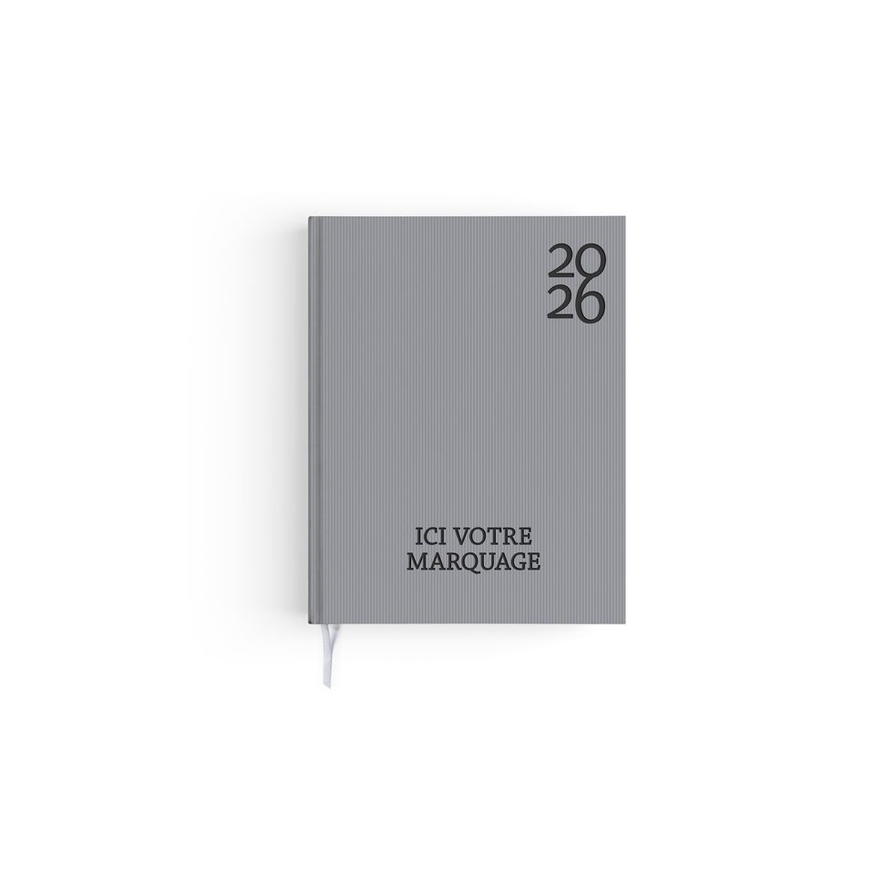 Agenda personnalisable fabriqué en France Semainier Harmonie 165x240 mm