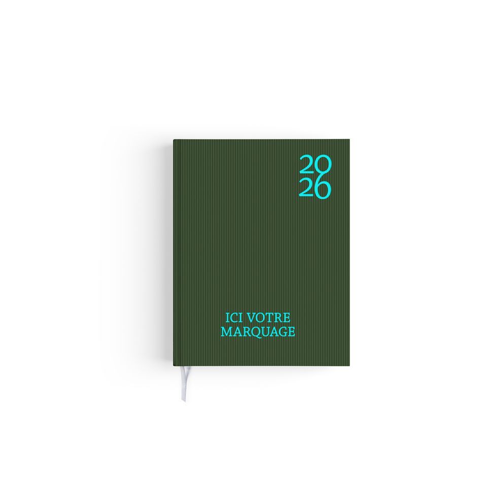 Agenda personnalisable fabriqué en France Semainier Harmonie 165x240 mm