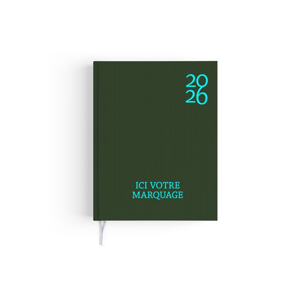 Agenda personnalisable fabriqué en France Semainier Harmonie 210x270 mm