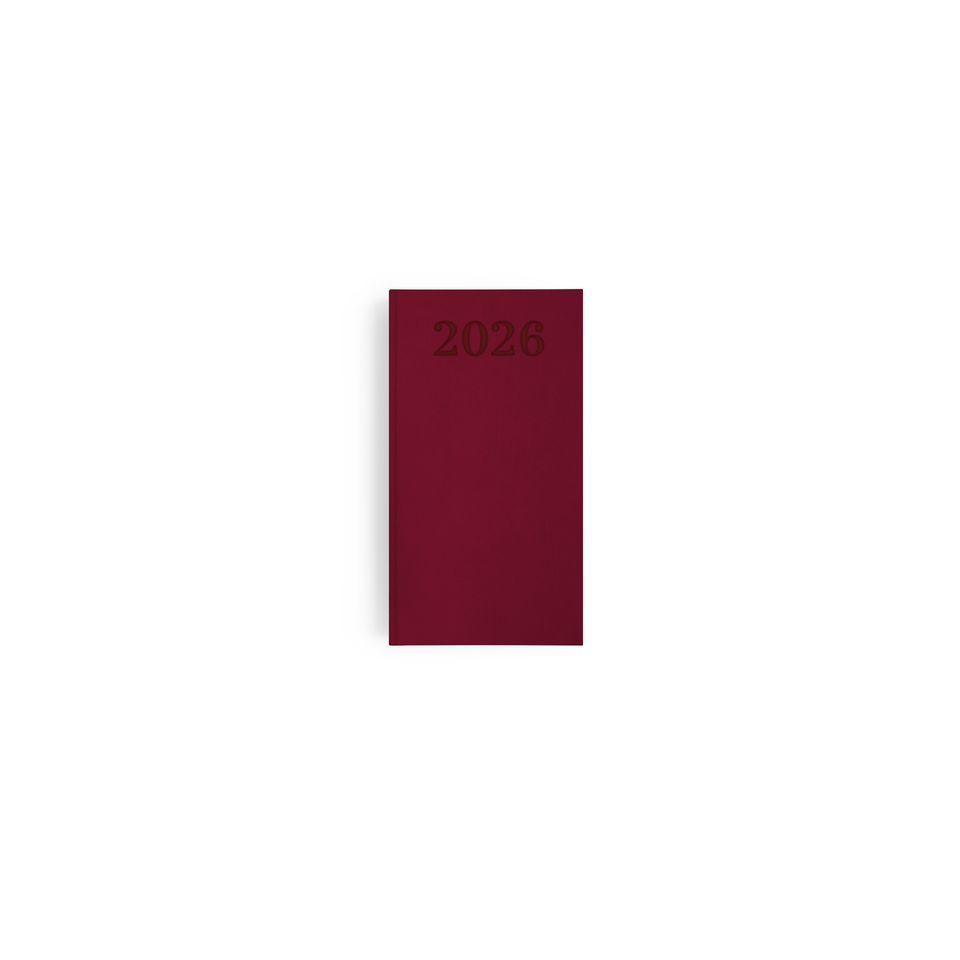 Agenda publicitaire fabriqué en France semainier Premium 90x165 mm