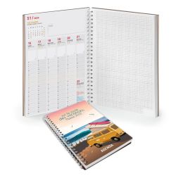 Agenda publicitaire fabriqué en France semainier Script Book spirale Agenda publicitaire fabriqué en France semainier Script Book spirale