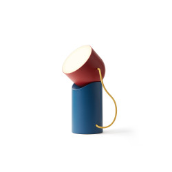 Lampe publicitaire LED portable avec tête rotative et amovible