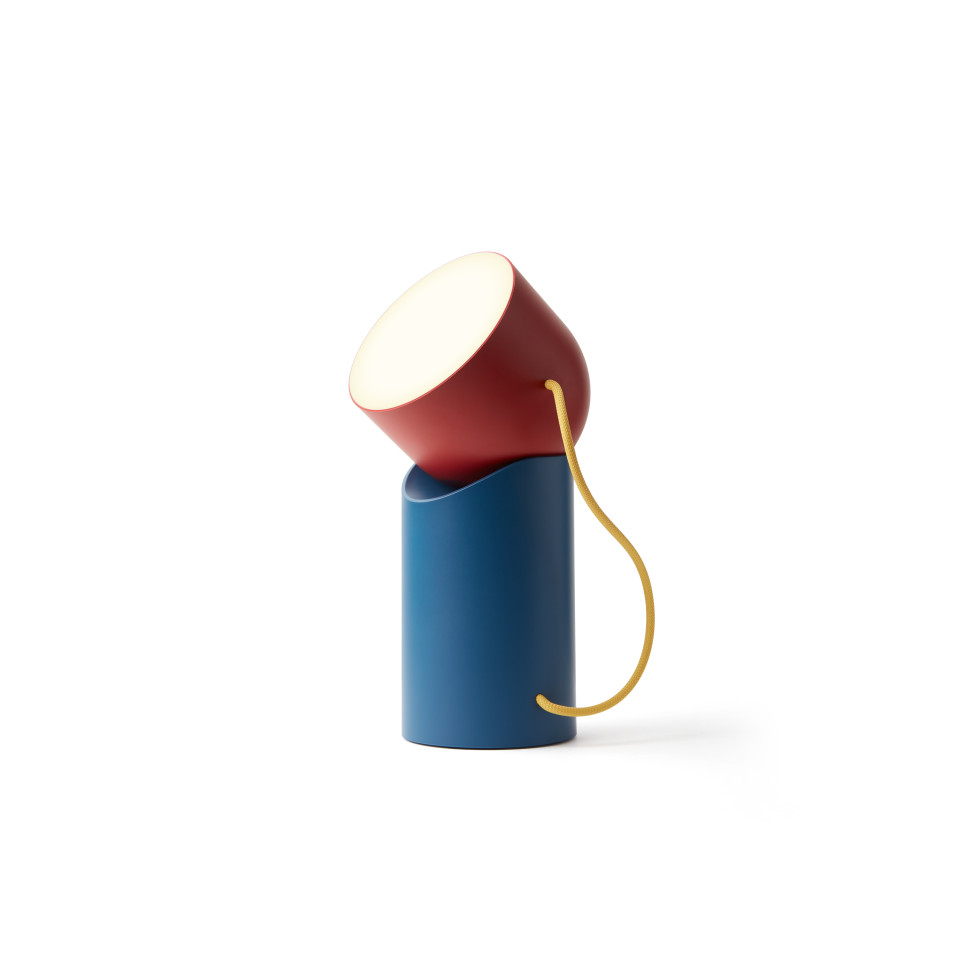 Lampe publicitaire LED portable avec tête rotative et amovible