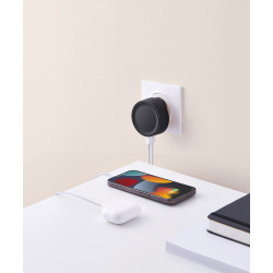 Chargeur publicitaire secteur rapide avec double port USB - PD 30W Chargeur publicitaire secteur rapide avec double port USB - PD 30W