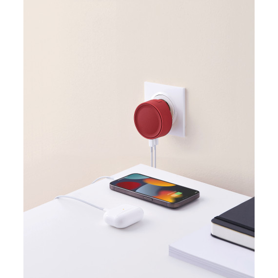 Chargeur publicitaire secteur rapide avec double port USB - PD 30W Chargeur publicitaire secteur rapide avec double port USB - PD 30W