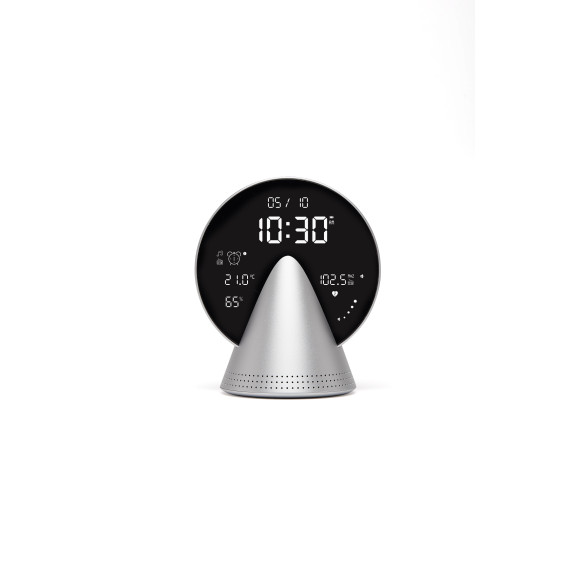 Radio publicitaire réveil avec FM & enceinte Bluetooth® intégrée Radio publicitaire réveil avec FM & enceinte Bluetooth® intégrée