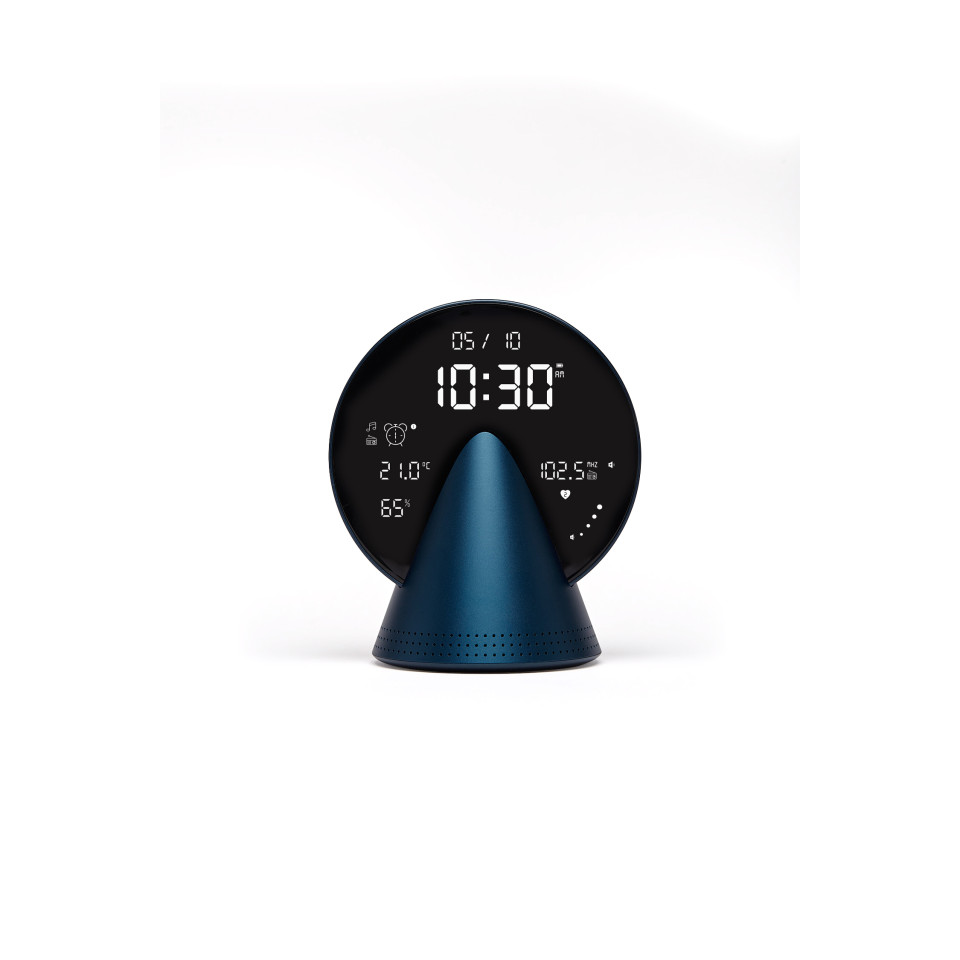 Radio publicitaire réveil avec FM & enceinte Bluetooth® intégrée