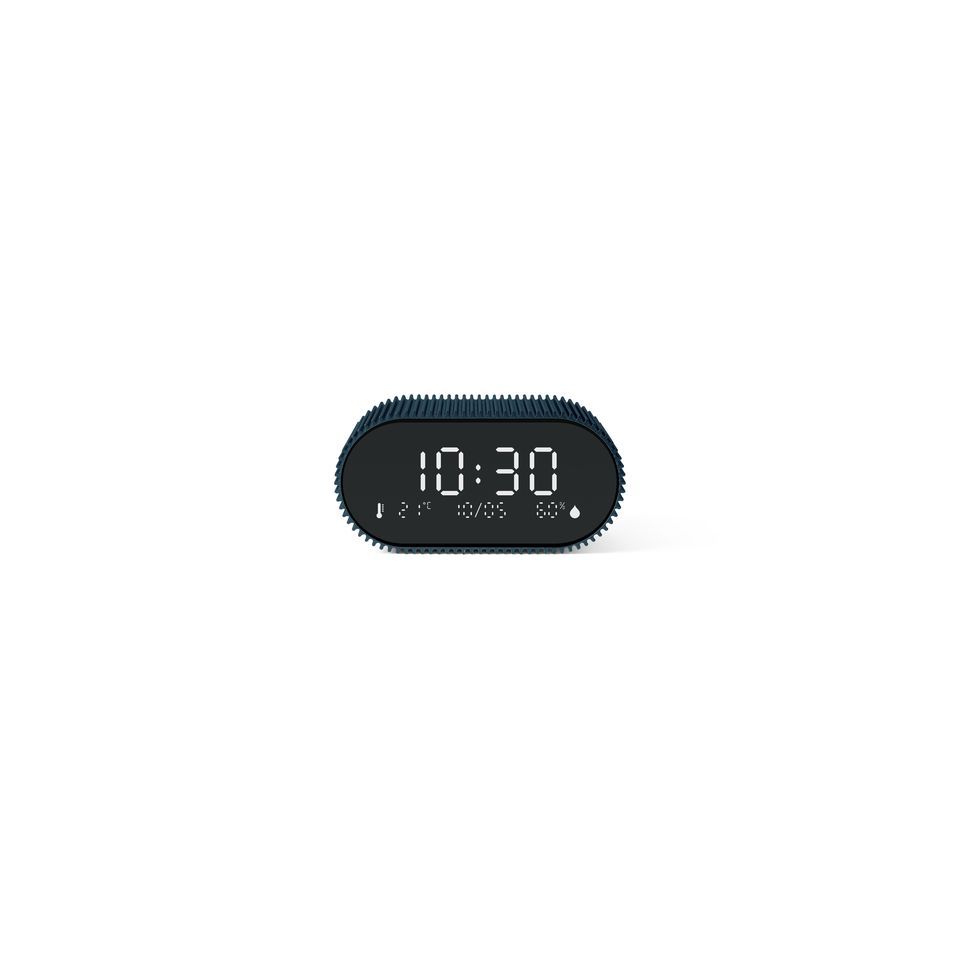 Réveil publicitaire LCD avec affichage température et humidité Lexon