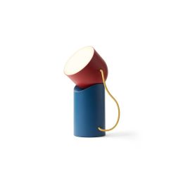 Lampe publicitaire LED portable avec tête rotative et amovible Lexon