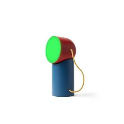 Lampe publicitaire LED portable avec tête rotative et amovible Lexon