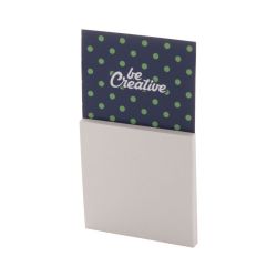 Bloc notes magnet frigo 75x75 cm sur mesure publicitaire CreaStick Fridge fabriqué en Europe