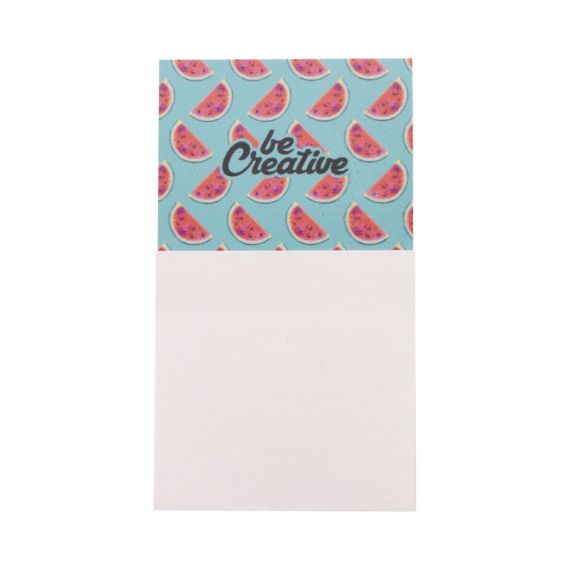 Bloc notes magnet frigo 75x75 cm sur mesure publicitaire CreaStick Fridge fabriqué en Europe