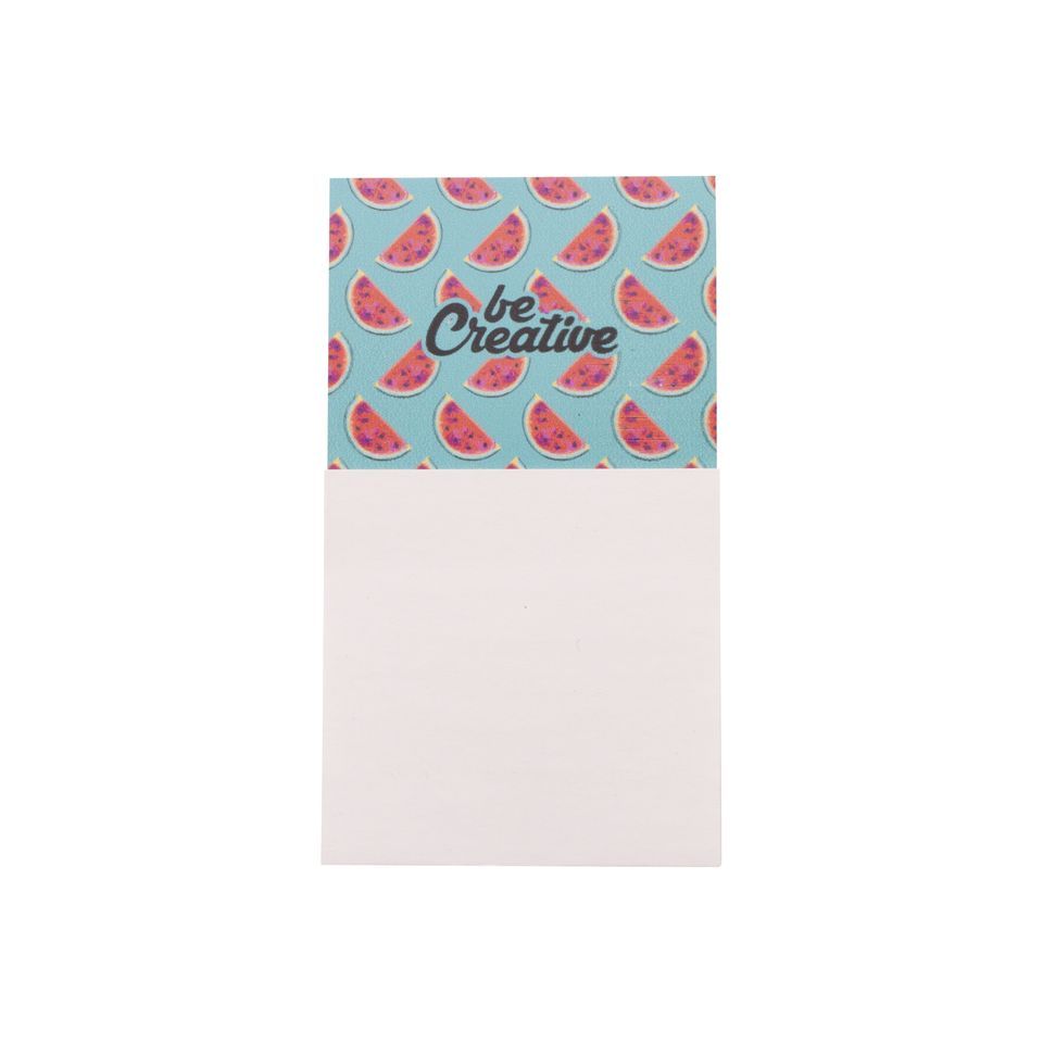 Bloc notes magnet frigo 75x75 cm sur mesure publicitaire CreaStick Fridge fabriqué en Europe