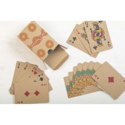 Cartes à jouer Kraft personnalisées publicitaire express écologiques fabriquées en Europe