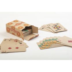 Cartes à jouer Kraft personnalisées publicitaire express écologiques fabriquées en Europe Cartes à jouer Kraft personnalisées publicitaire express écologiques fabriquées en Europe