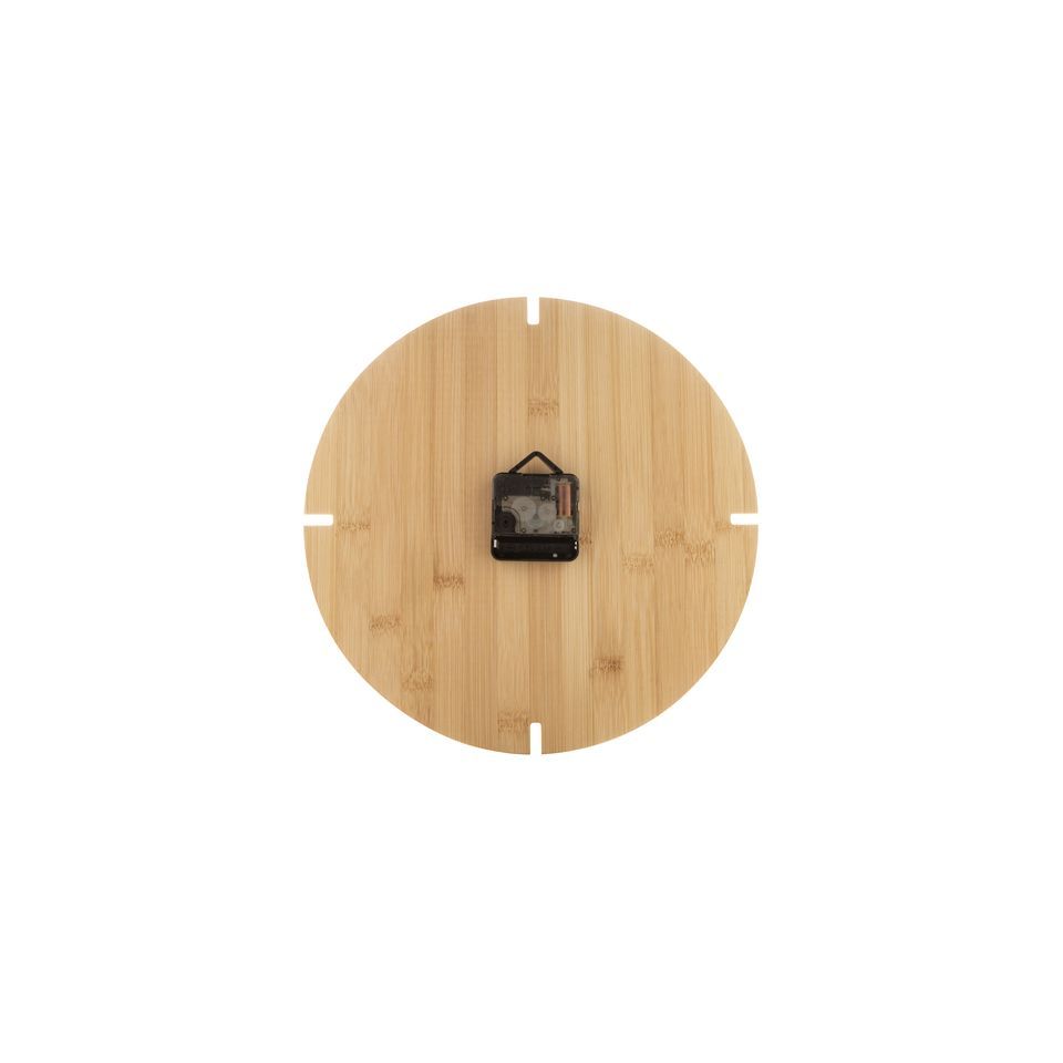 Horloge murale en bambou publicitaire Tokei