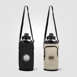 Sac publicitaire isotherme pour une bouteille PU recyclé fermetureéclair 1.8L Malmö Sac publicitaire isotherme pour une bouteille PU recyclé fermetureéclair 1.8L Malmö