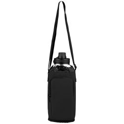 Sac publicitaire isotherme pour une bouteille PU recyclé fermetureéclair 1.8L Malmö Sac publicitaire isotherme pour une bouteille PU recyclé fermetureéclair 1.8L Malmö