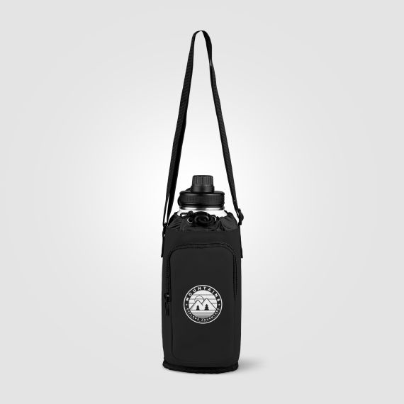 Sac publicitaire isotherme pour une bouteille PU recyclé fermetureéclair 1.8L Malmö Sac publicitaire isotherme pour une bouteille PU recyclé fermetureéclair 1.8L Malmö