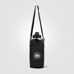 Sac publicitaire isotherme pour une bouteille PU recyclé fermetureéclair 1.8L Malmö Sac publicitaire isotherme pour une bouteille PU recyclé fermetureéclair 1.8L Malmö