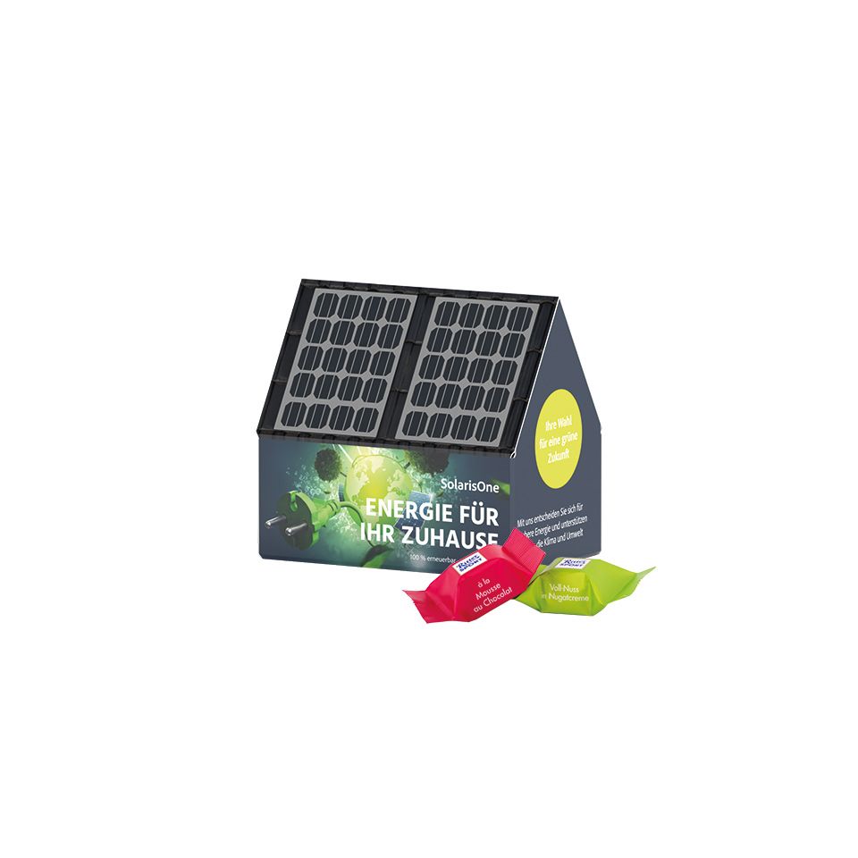 Présentation 3D publicitaire personnalisable avec chocolat Ritter sport