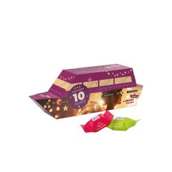 Présentation 3D publicitaire personnalisable avec chocolat Ritter sport