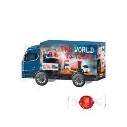 Présentation 3D publicitaire personnalisable avec chocolat Lindor