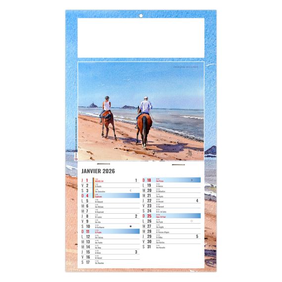 Calendrier personnalisable fabriqué en France 1 Vue Émilie Calendrier personnalisable fabriqué en France 1 Vue Émilie