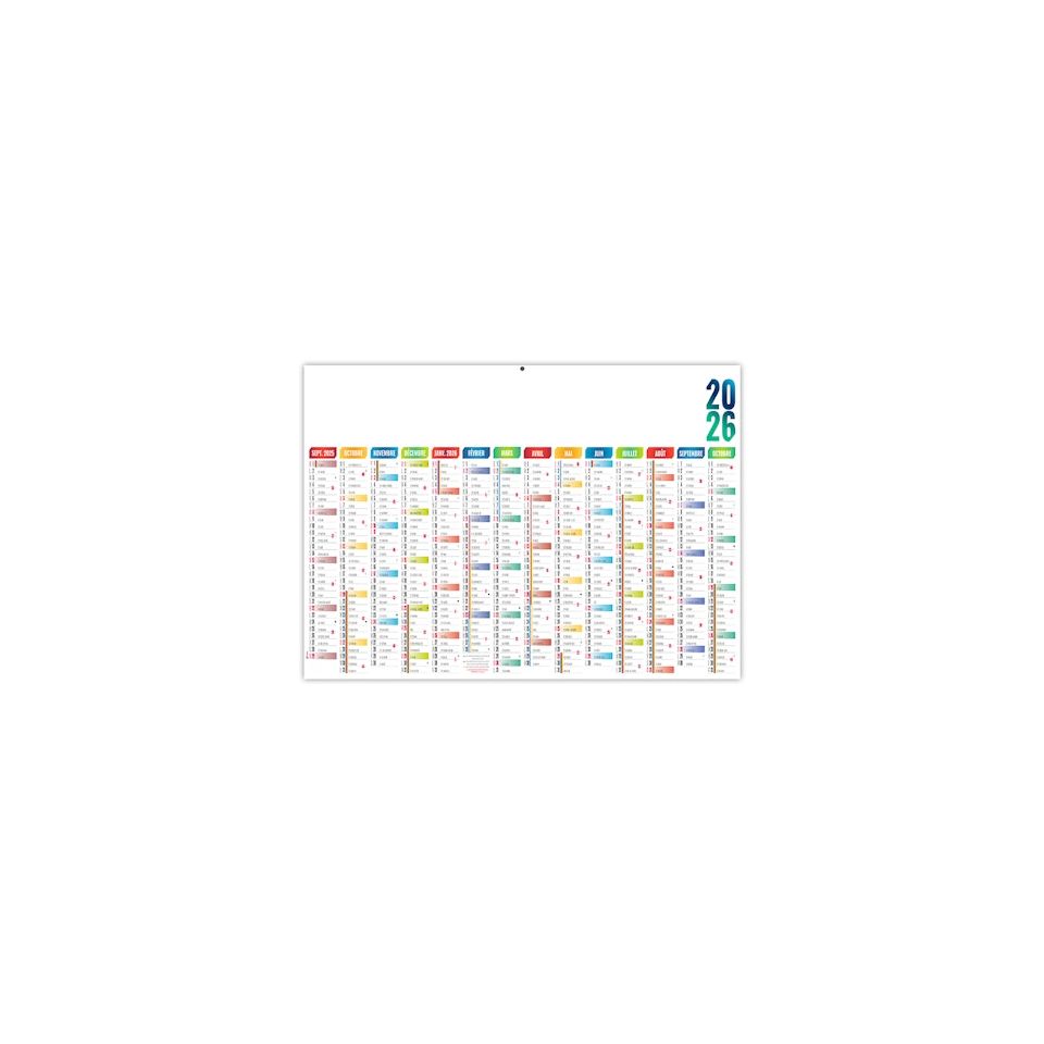 Calendriers bancaires Scolaires personnalisables fabriqués en France Casimir Rigides