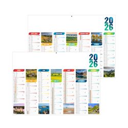 Calendriers bancaires Scolaires personnalisables fabriqués en France Emilien Souple