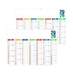 Calendriers bancaires Scolaires personnalisables Arlequin Rigide