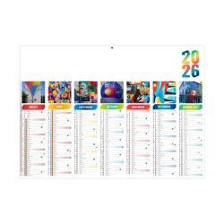 Calendrier personnalisable bancaire Florian rigide Calendrier personnalisable bancaire Florian rigide