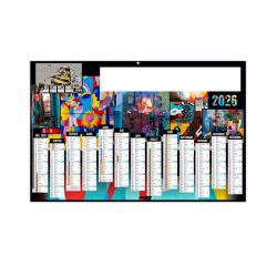 Calendriers bancaires personnalisables fabriqués en France Art de la rue Souples