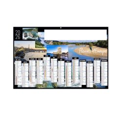 Calendriers bancaires personnalisables fabriqués en France Fluvial Souples