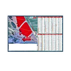 Calendriers bancaires personnalisables fabriqués en France Course au large Souples