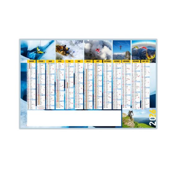 Calendriers bancaires personnalisables fabriqués en France Intense Souples Calendriers bancaires personnalisables fabriqués en France Intense Souples