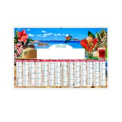Calendriers bancaires personnalisables fabriqués en France Tropical Souples