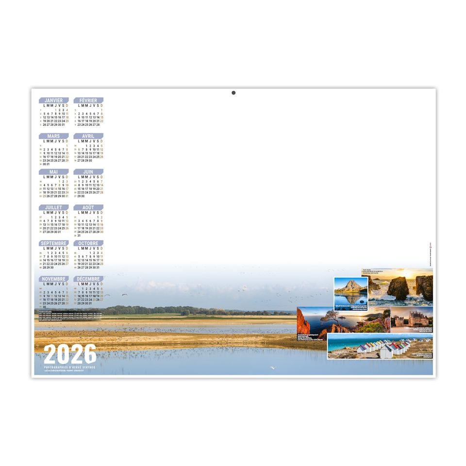Calendriers bancaires personnalisables Horizon