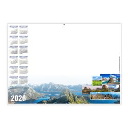 Calendrier personnalisable fabriqué en France Planning Effaçable Mondial